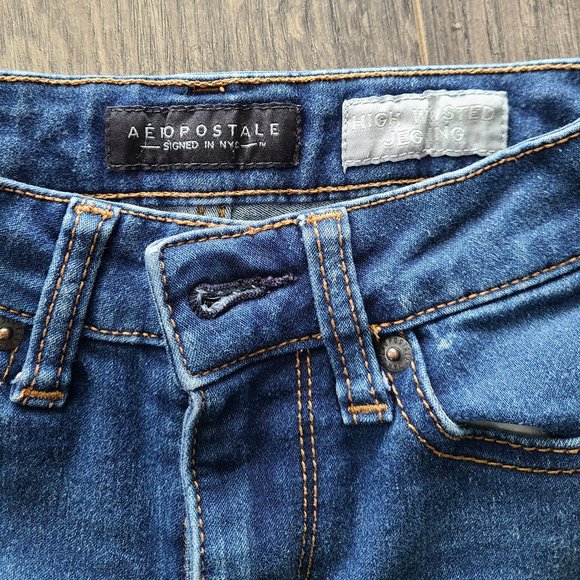 Aero High Waist Skinny Jeggings 000S - Picture 5 of 14